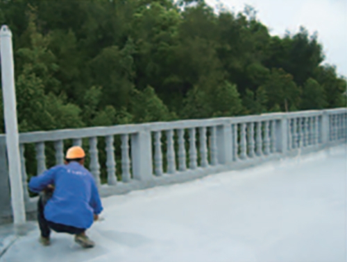 屋面高分子复合草莓视频黄色成人涂刷现场